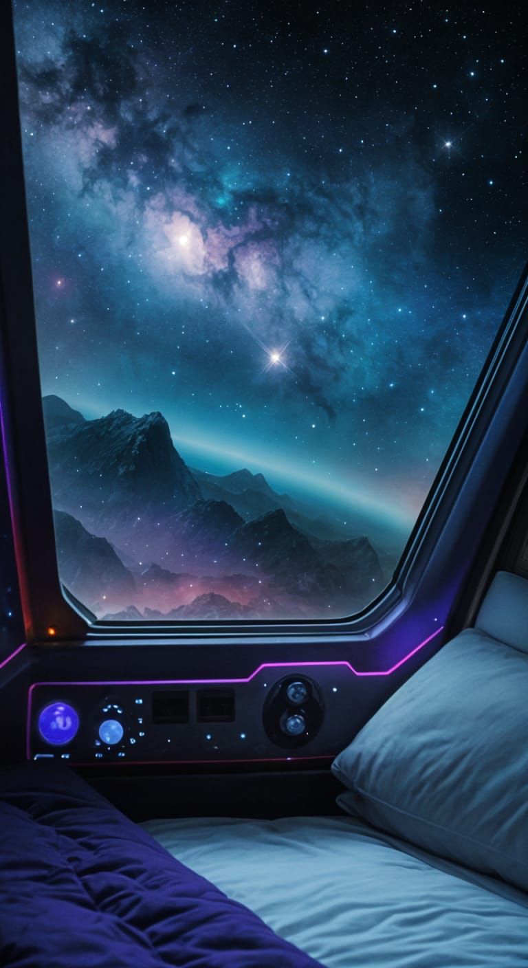 Best view on the spaceship  by @Windoula