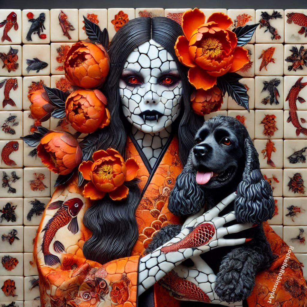 Vampire Geisha and Pet