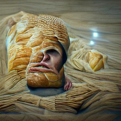 I am made of bread