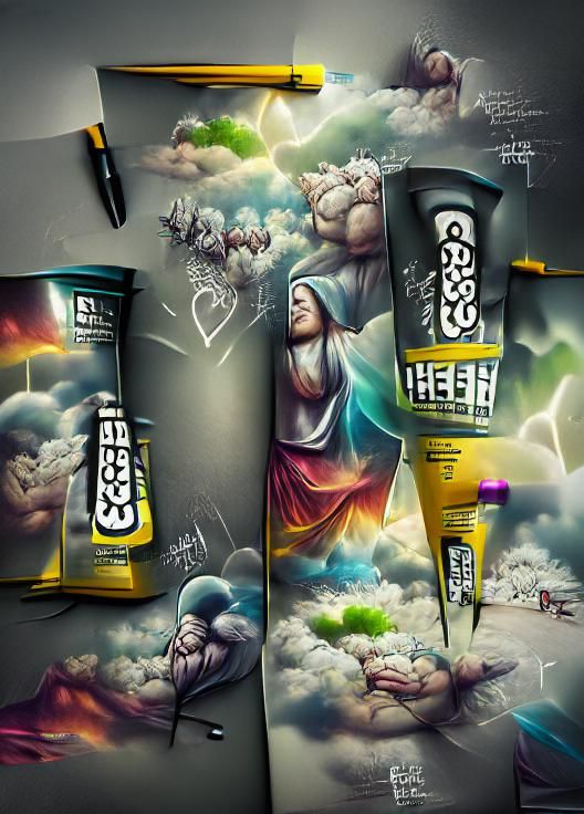Cesspools of Heaven. Behance HD concept art graffiti