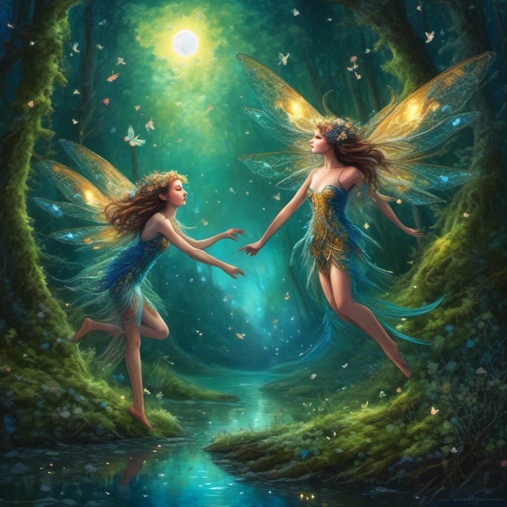 DREAMY FAIRY 16 - AI Generated Artwork - NightCafe Creator