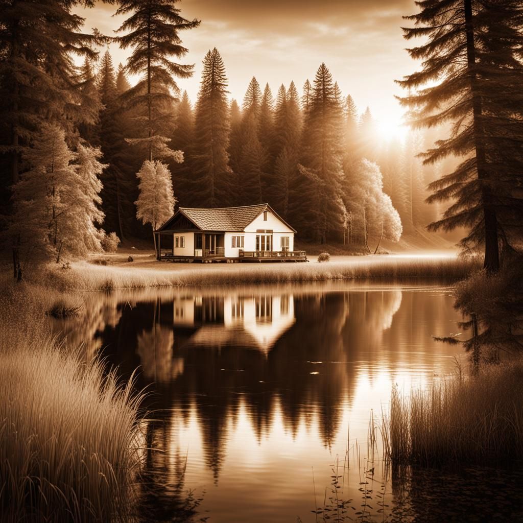 By the lake