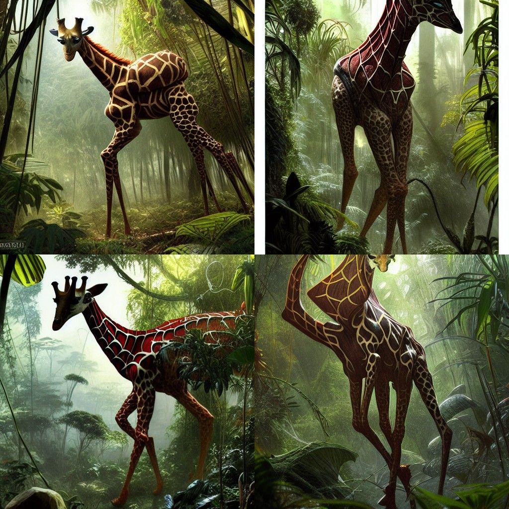 Lot Spider-giraffe Hybrid (Funny)