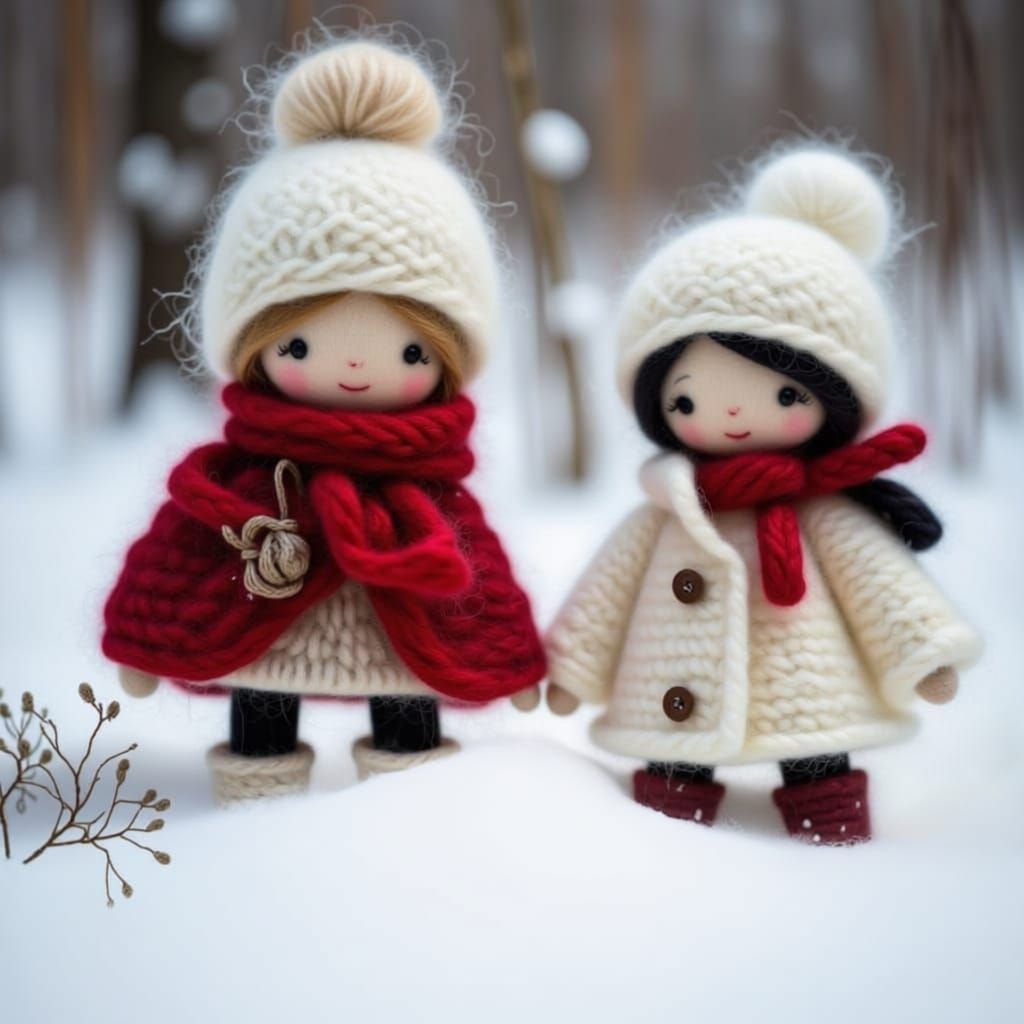 Winter, Red and White