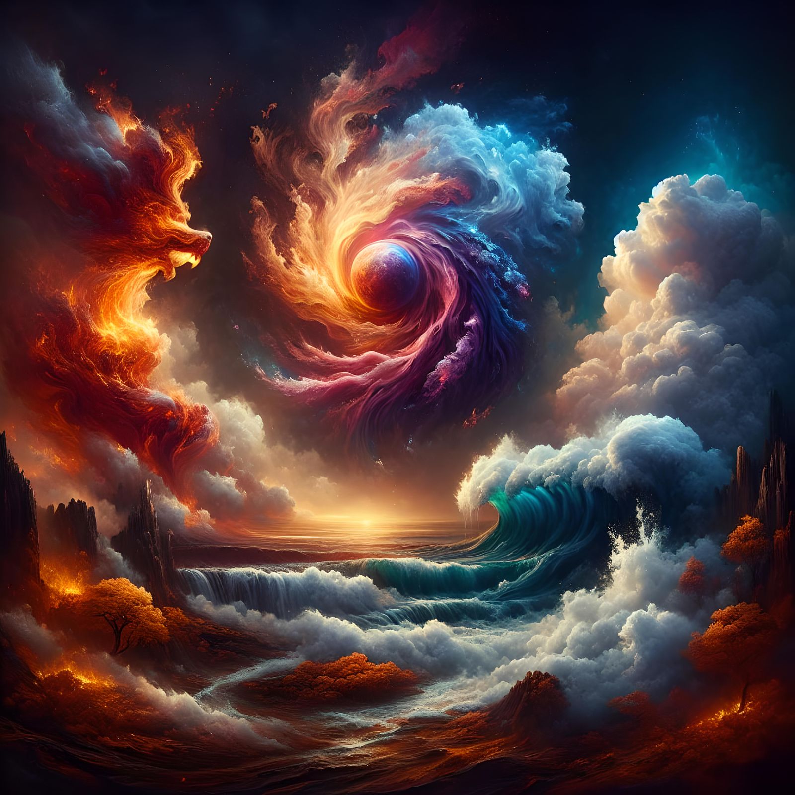 Fury of the elements.