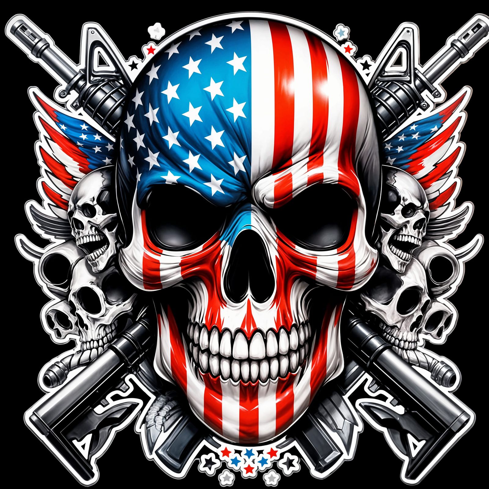 American war Skull