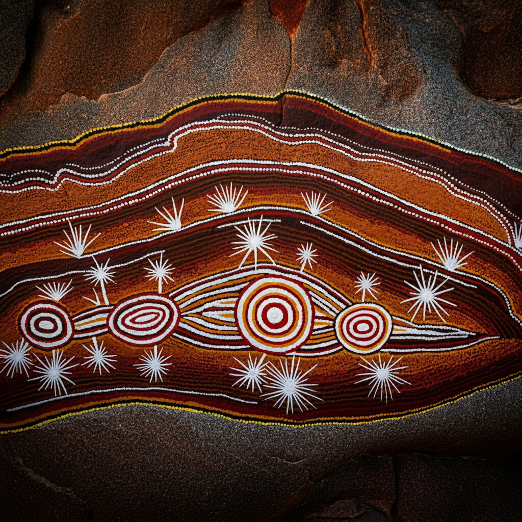 Cosmic Rock Painting