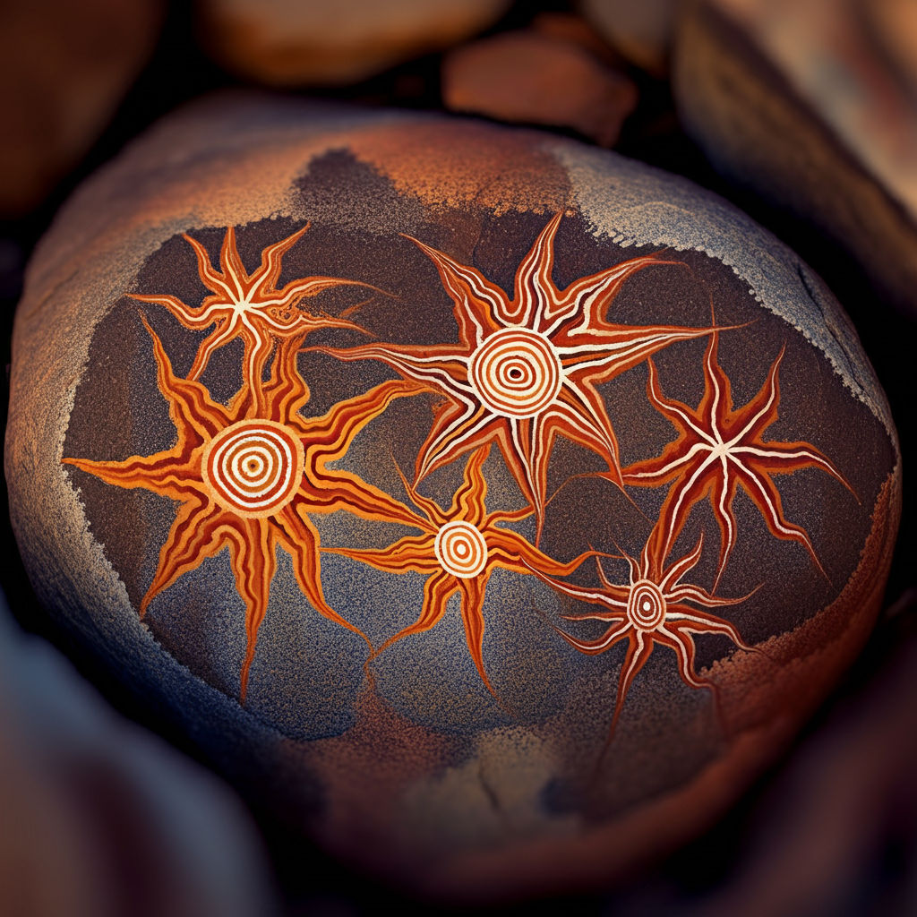 Cosmic Rock Painting