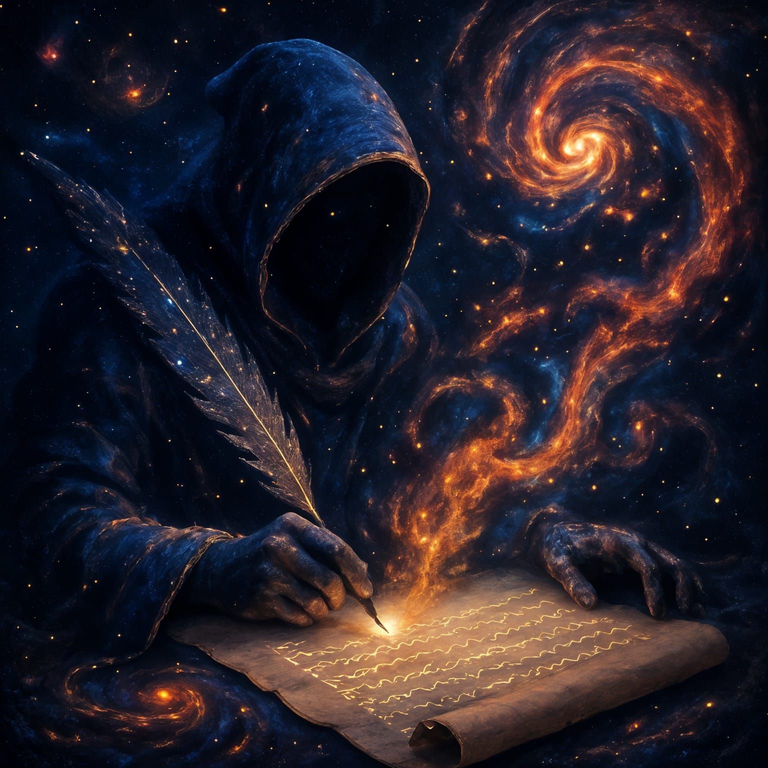 (3 likes) Lost Imaginative Concepts, cosmic scribe  by @Taralie