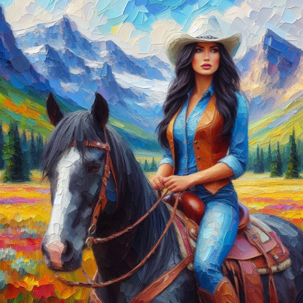 Riding the Impasto Range