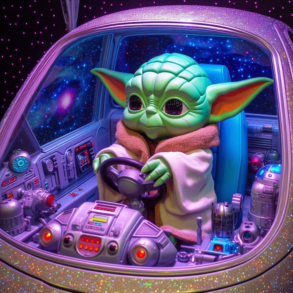 yoda in a toyota