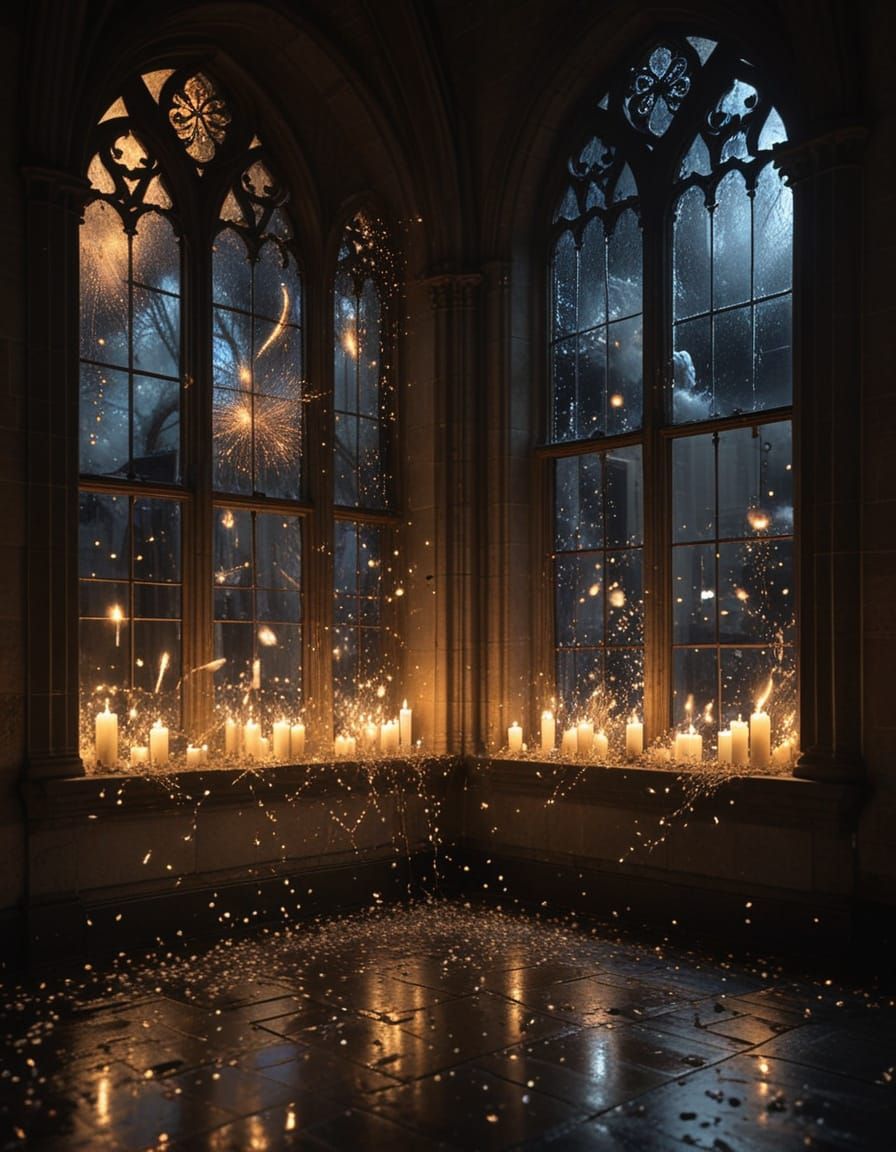 Ghostly Confetti Explosion