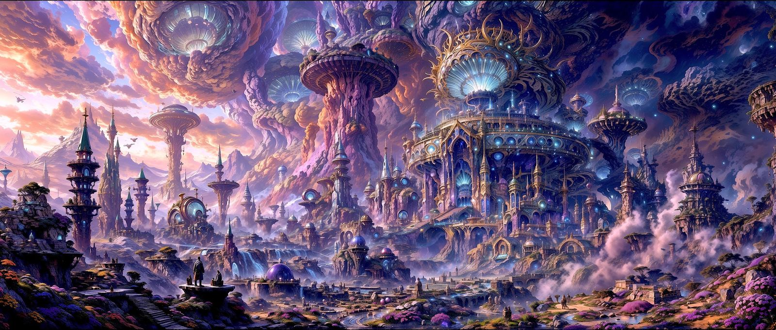 A glorious landscape on another planet - Variations #55