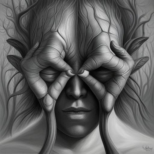 Secrets hiding behind faces By Gonsalves by Tomasz Alen Kope...