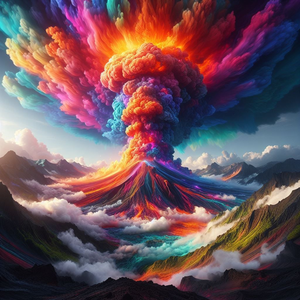Radiant Chromatic Explosion