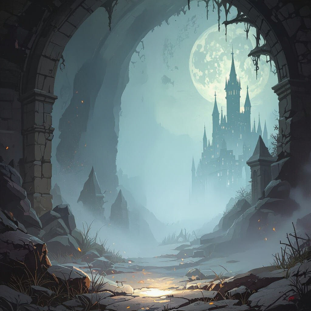 Magic dagger, Fantasy Stile, Made of shiny dark Metal with silver runes on The blade, Dungeons and Dragons,