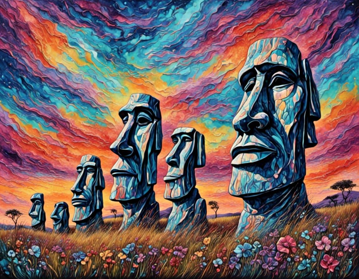 Spirits of Easter island
