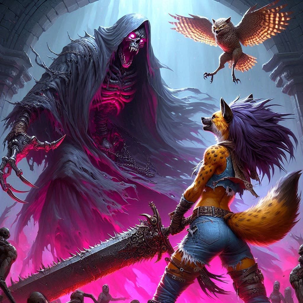 Scuzzy vs. the Lich (with Dookie)