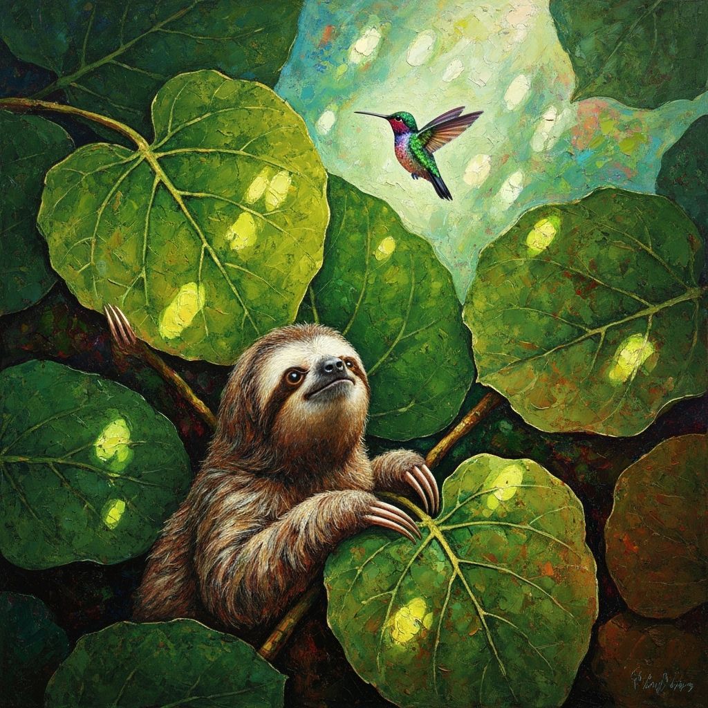 Sloth dreaming  by @Brygyt