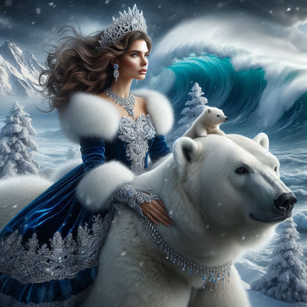 Svetlana The Nordic Ice Queen and her Bear Mika (2)