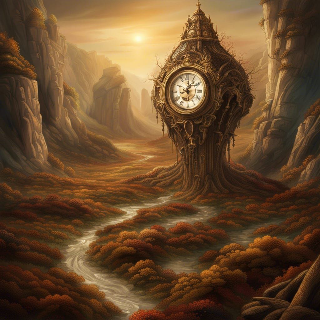 Like a clock whose hands are sweeping past the minutes of its face/ 8k