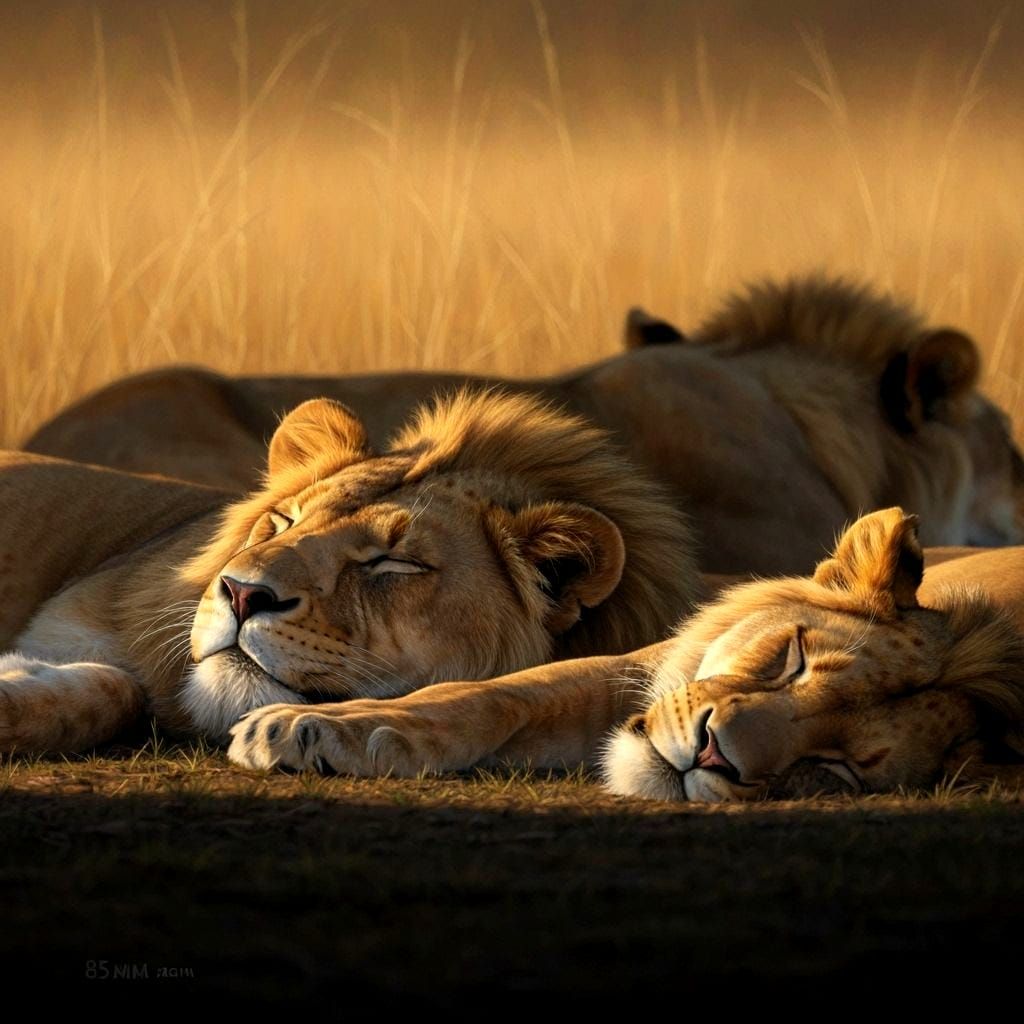 Creatures at Rest  by @DiscoKittie