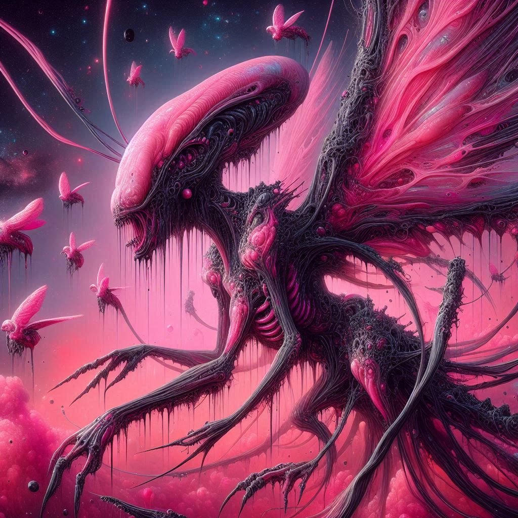 Interstellar fairy with moths