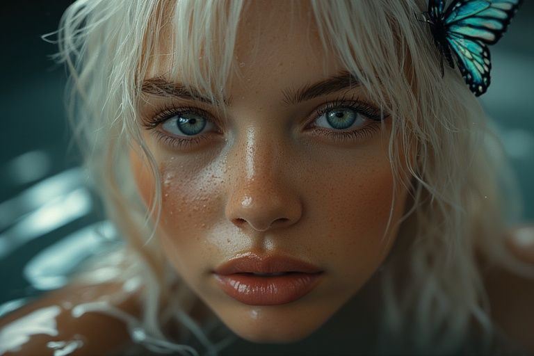 Hyperrealistic Feminine portrait of Lady Timpani