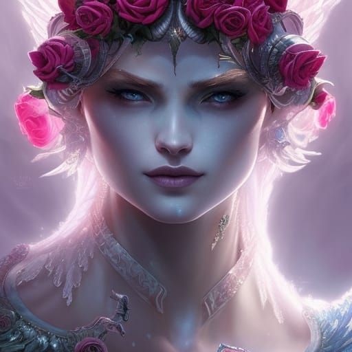 Icy Flowers - AI Generated Artwork - NightCafe Creator