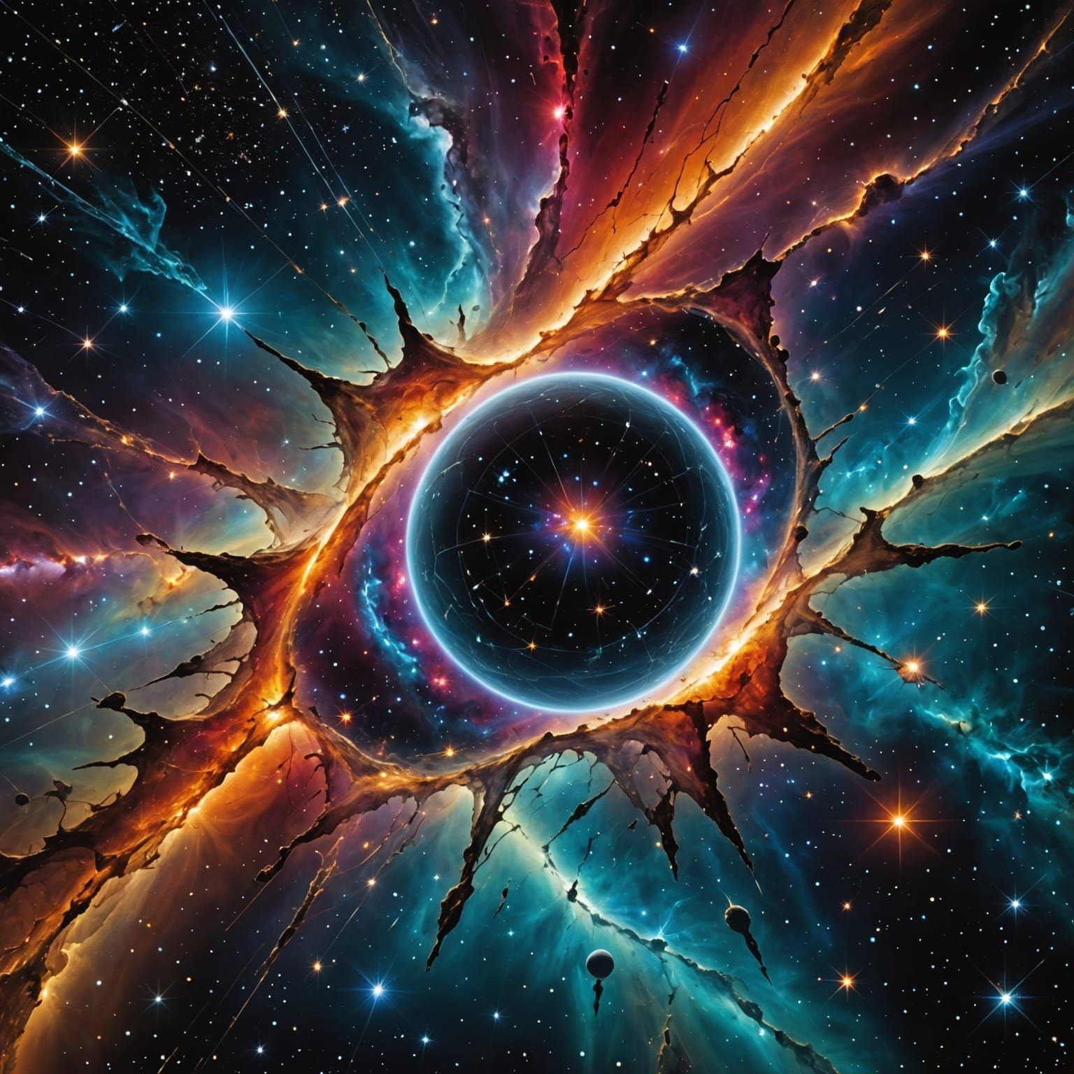 Cosmic Fragility in Dazzling Starscape