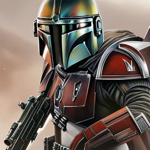 Mandalorian - AI Generated Artwork - NightCafe Creator