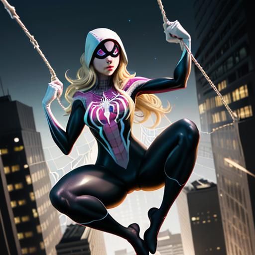 Spider-Gwen - AI Generated Artwork - NightCafe Creator