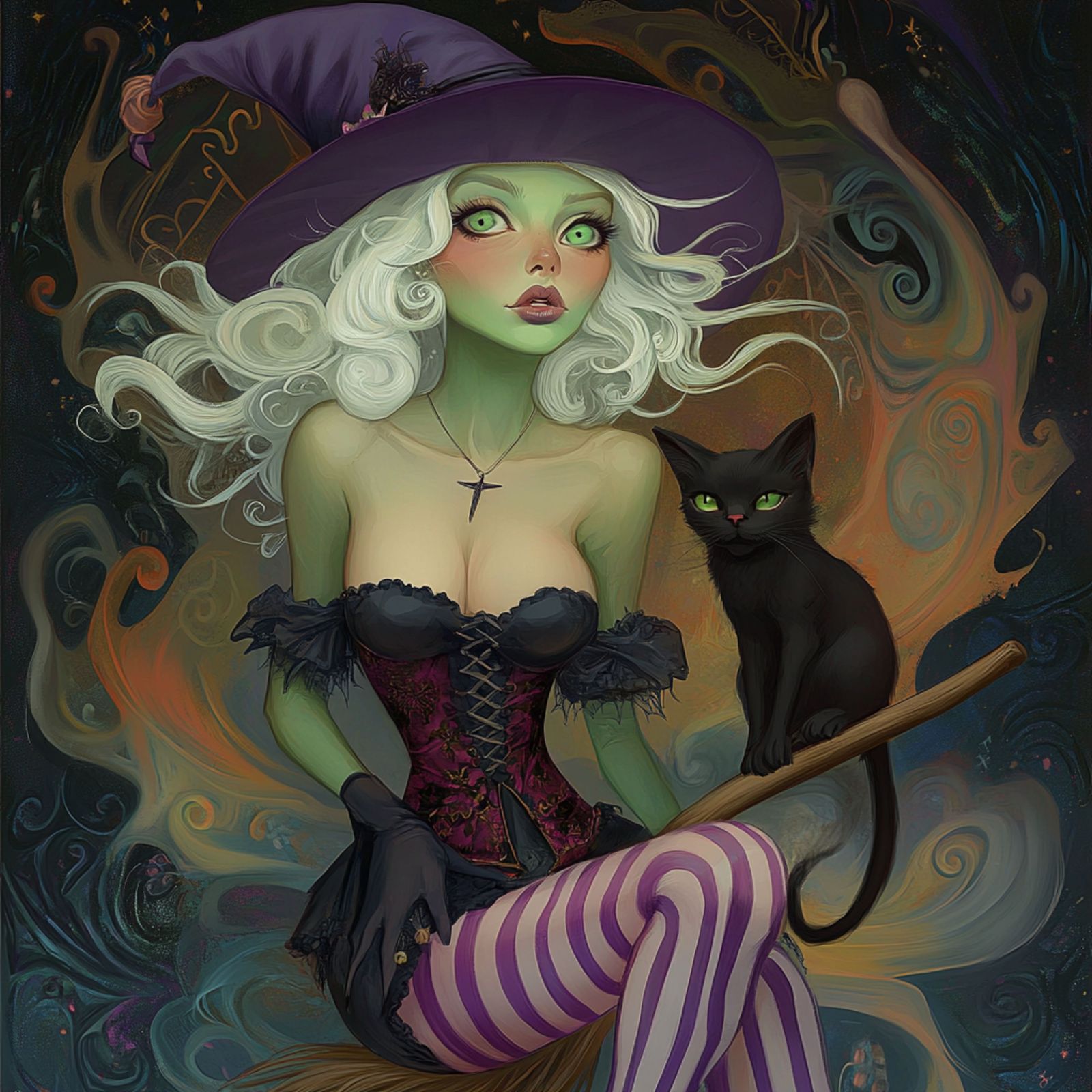 Green skin, striped tights, and a whole lot of magic