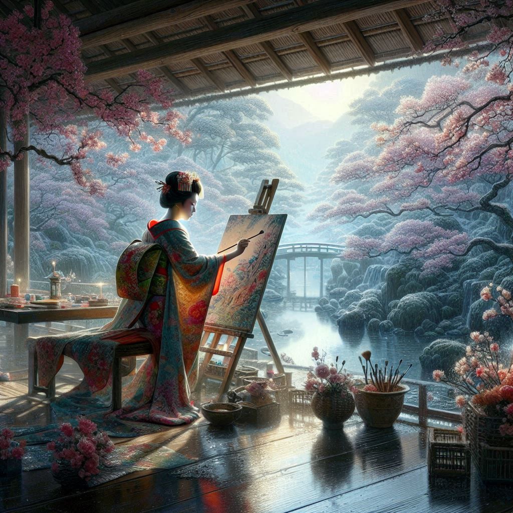 Painting the dream  by @Kal Luir