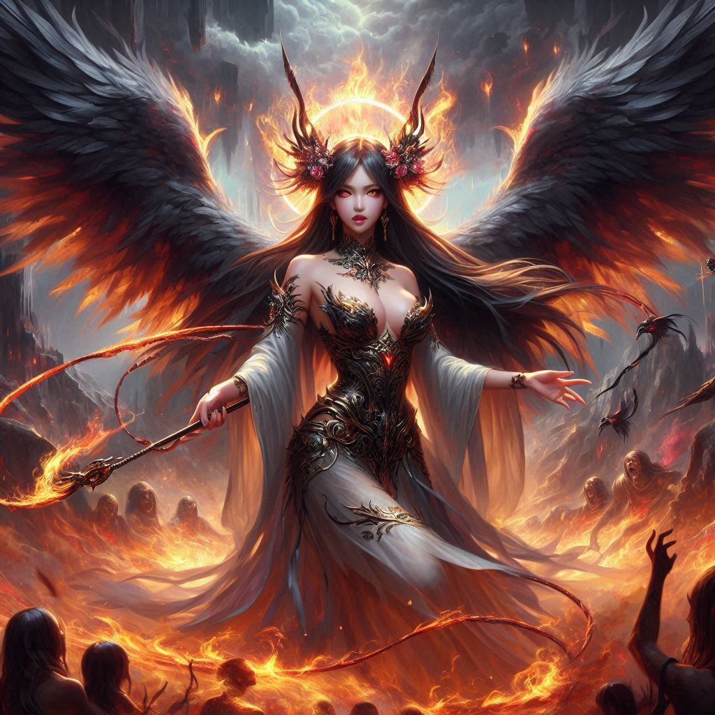 Megaera punishing the Damned