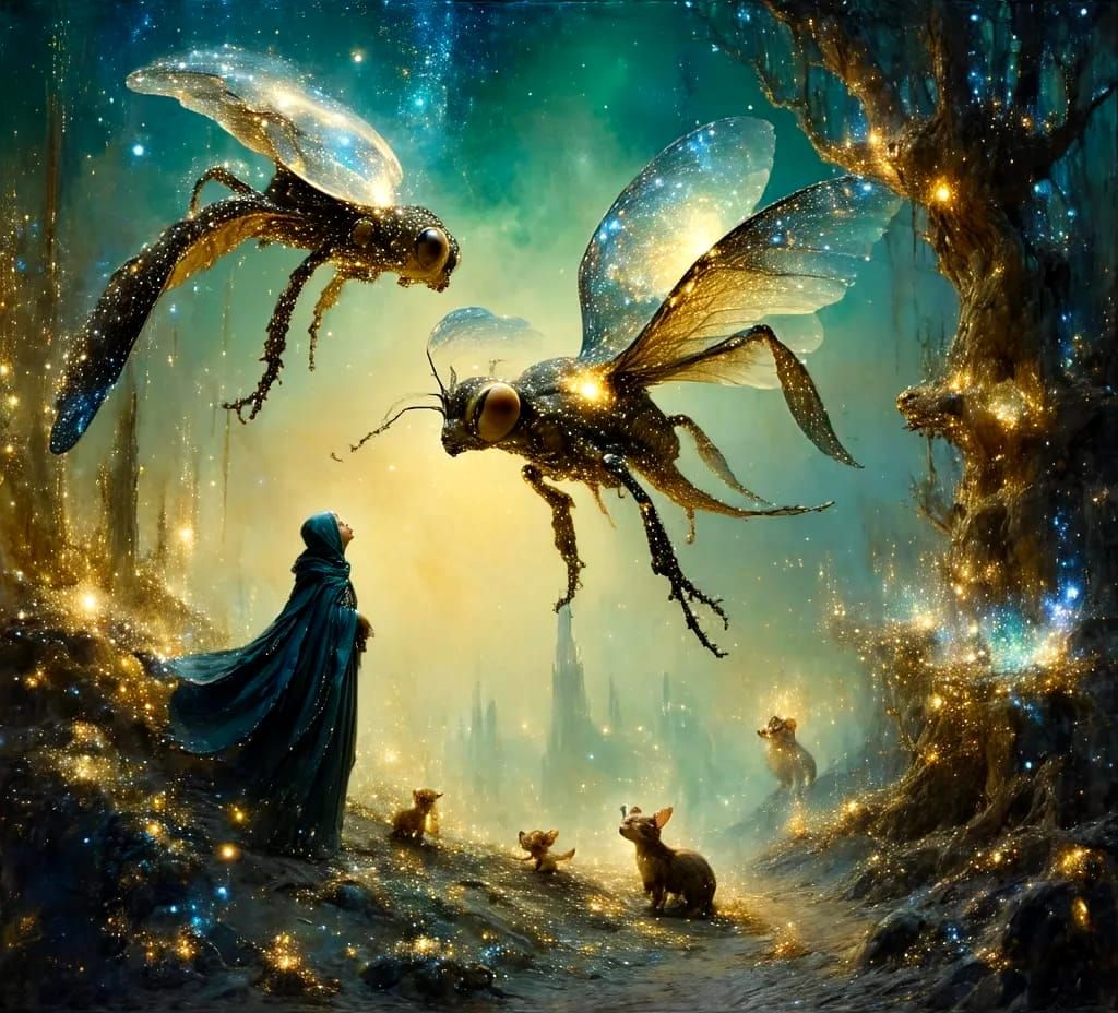 Surreal Nouveau SD 3.5 Large Test ( *Very* Surreal! )