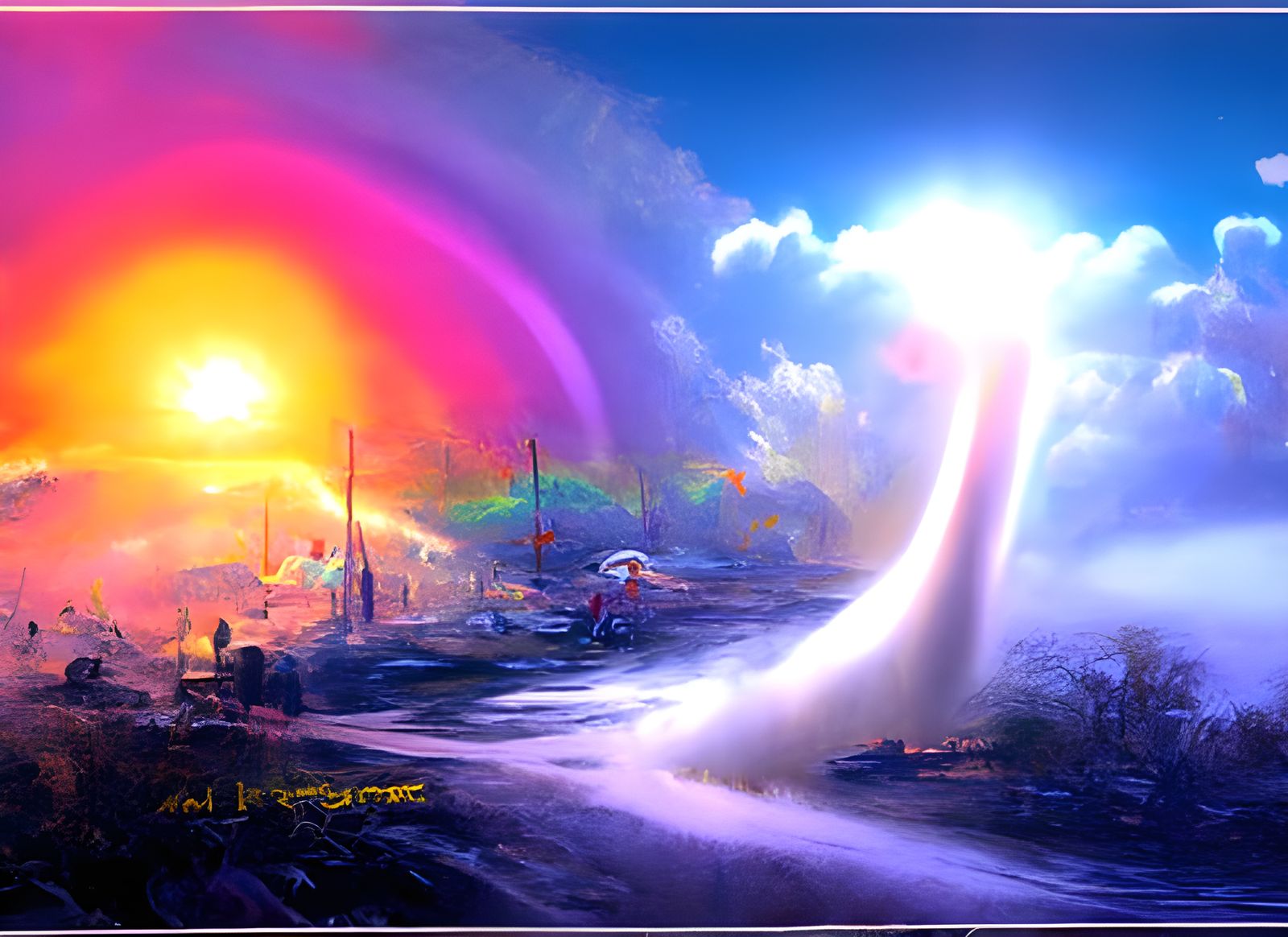 Hurricane of light