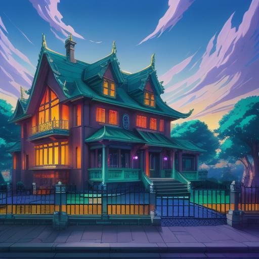 A cube mansion