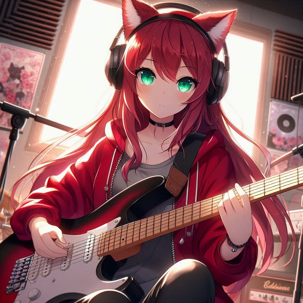 akane on studio rehearsal