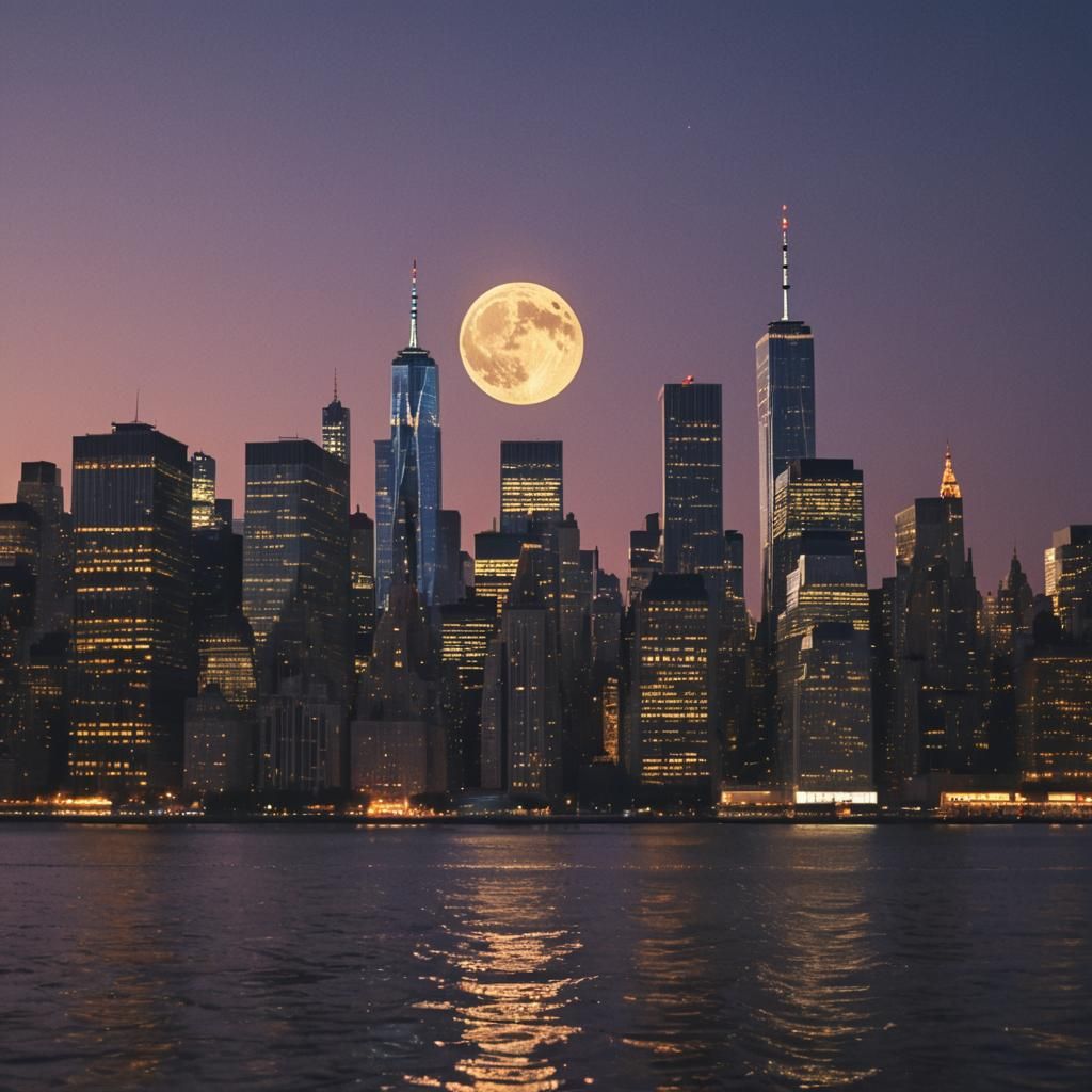 full Moon over new york