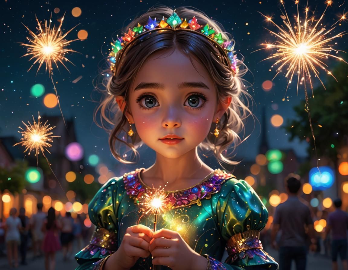 Celebrate with Sparklers   by @Mandee