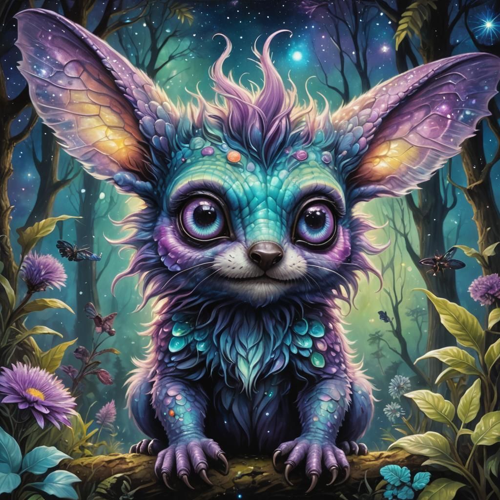 Dimensional Critter V2 - Ai Generated Artwork - Nightcafe Creator