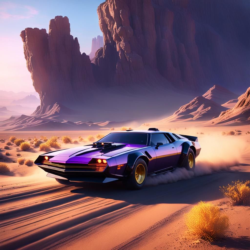 In the desert.