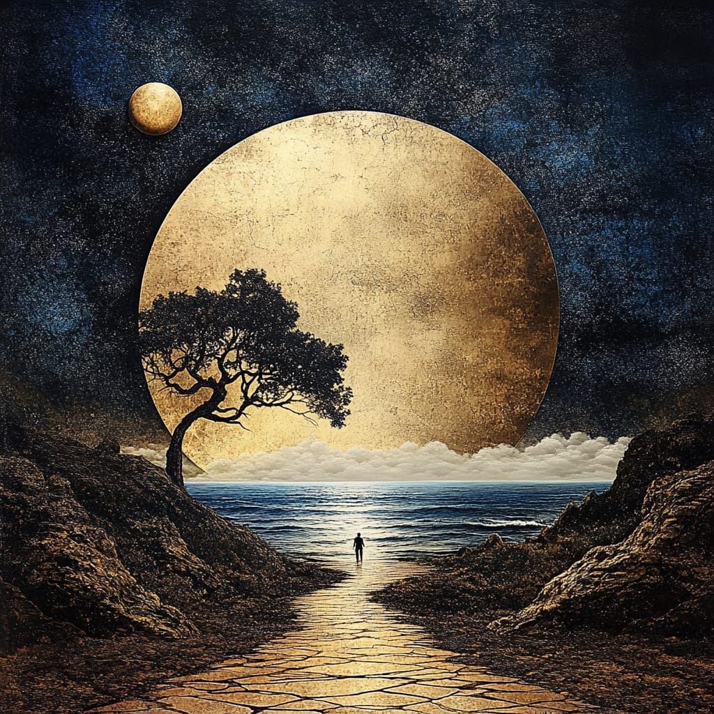 The path of the moon  by @Suz