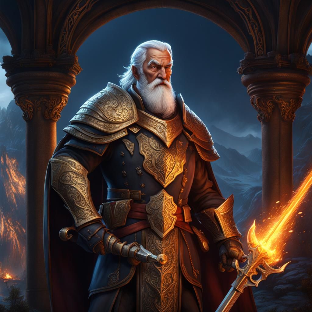 Old man dnd paladin