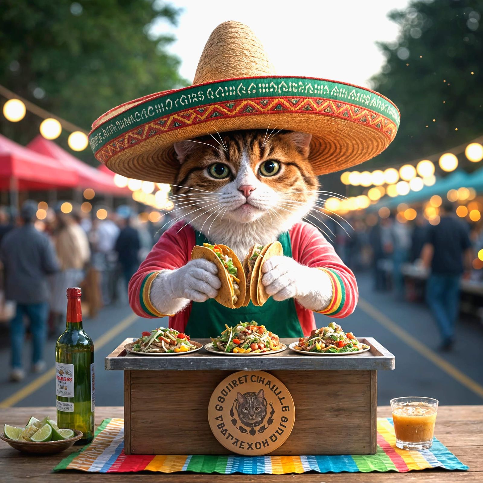 Backwards or forwards, Taco Cat spells "delicioso"!  by @Snooty Art Snob