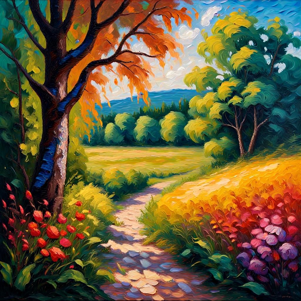 Vibrant landscape 