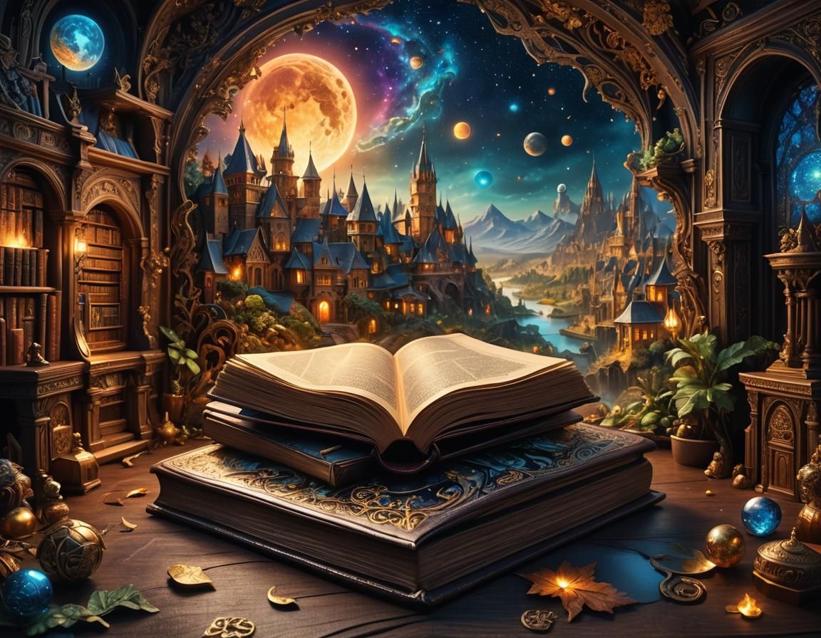 Library of the Archmage  by @CattyDM