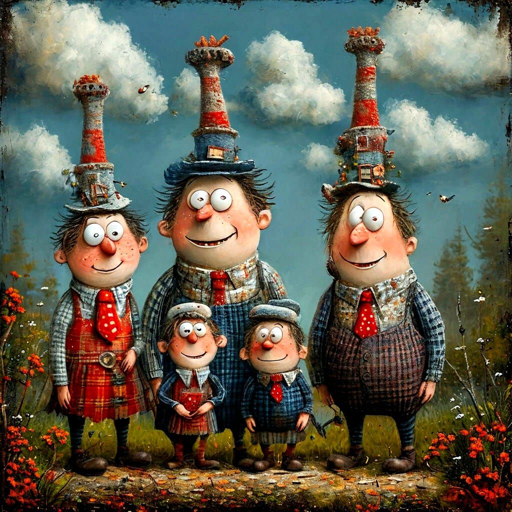 La famille est de sortie