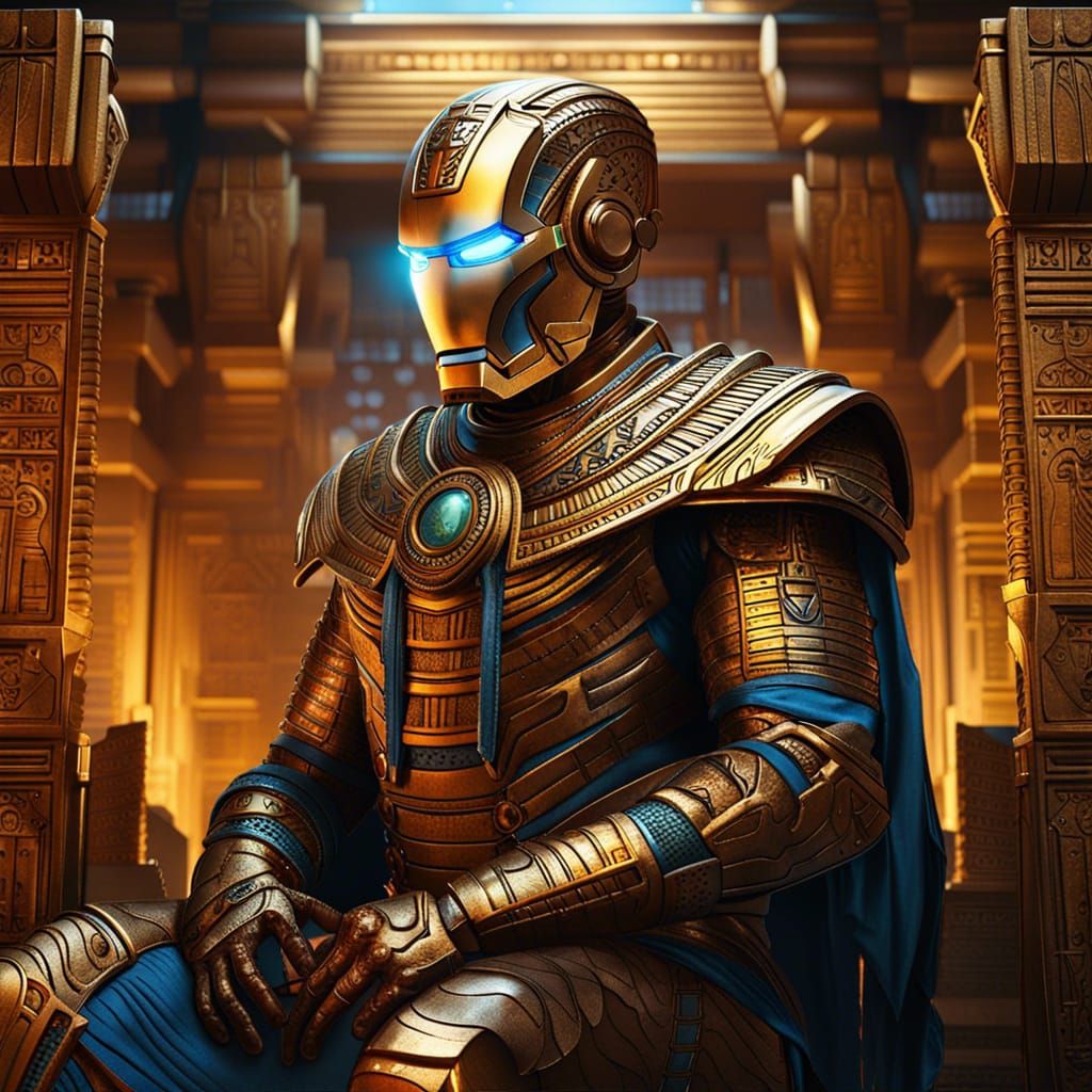Iron Man - Egyptian  by @AV77